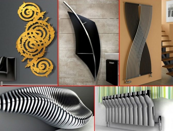  радиаторы отопления - виды декоративных дизайн-радиаторов